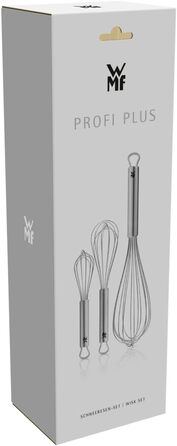 Набір міксерів WMF Profi Plus (3 шт.): вінчики, вінчик-міксер, вінчик для збивання, нержавіюча сталь, часткова матова поверхня, придатний для миття в посудомийній машині