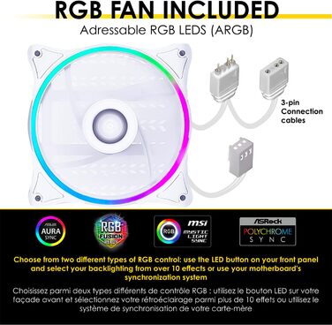 Комп'ютерний корпус EMPIRE GAMING Diamond – ігровий корпус середнього розміру ATX з RGB підсвічуванням