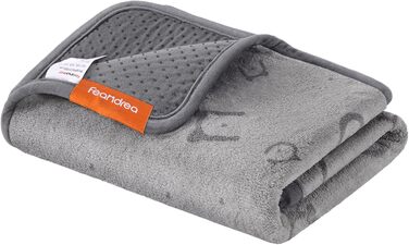 Водонепроникний килимок для собак Feandrea, 2 шт., 122 x 91 см, XL, антиковзаюча, вбираюча, для собак, котів, кроликів, сірий