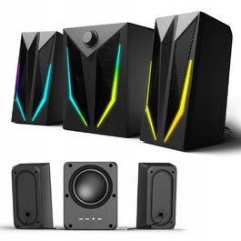 Комплект акустичних колонок 2.1 uRage Blast-R 621, 20 Вт, чорний