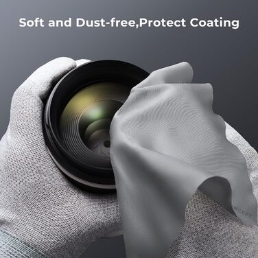 Набір мікрофібрових серветок K&F CONCEPT (6 шт., 15*15 см) для чищення камери, об'єктивів, екранів та смартфонів