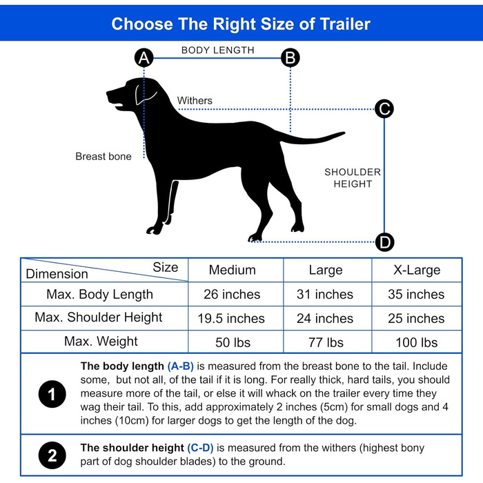 Причіп для собак Tiggo VS Pets L - великий, 270л, для собак до 35 кг, складаний, червоний