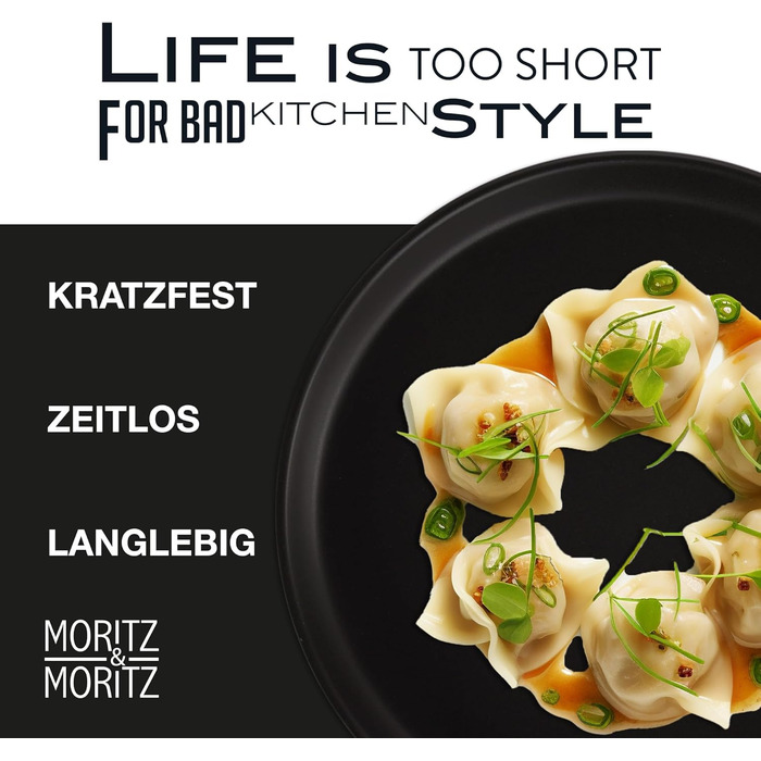 Набір посуду Moritz & Moritz NORDIC на 6 осіб (48 предметів) - 18-ти частинний сервіз з кераміки, скандинавський дизайн, міцний набір тарілок для щодня та гостей