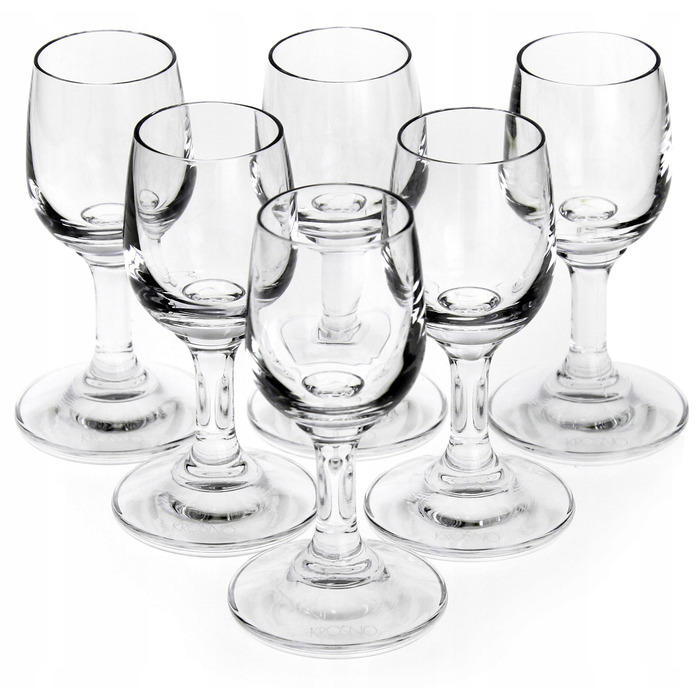 Стопки для горілки Krosno Epicure, прозорі, 35 мл, 6 шт.