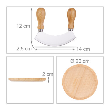 Single-Blade Weighing Knife with Board