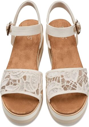 Пантолети жіночі TOMS Diana Egret Floral Crochet 41 EU - Стильні босоніжки з квітковим візерунком