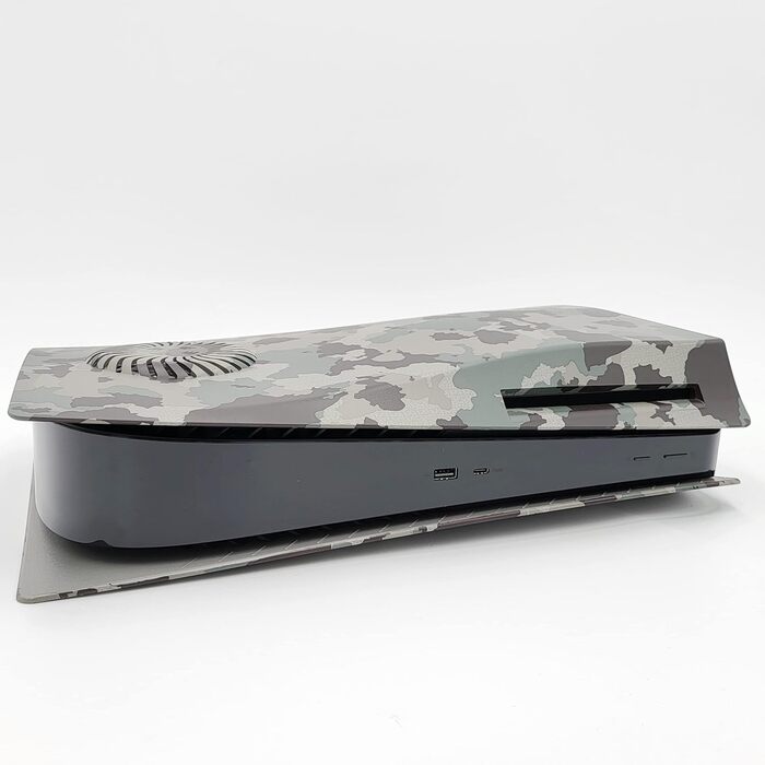MatoSan® Accessories for PS5 Faceplate for Disc Edition | PS5 Cover Black PS5 Accessories for PS5 Cover | PS5 Skin | PS5 Plate, PS5 Side Panels Cover PS5 Accessories PS5 Case Camouflage