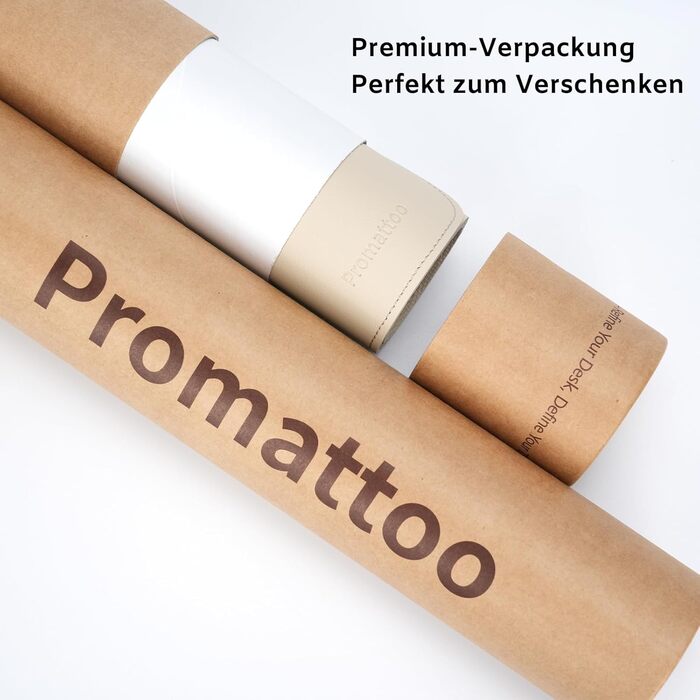 Підкладка для столу XXL з екошкіри бежевого кольору 80x40 см: антиковзка, водостійка, для офісу та дому