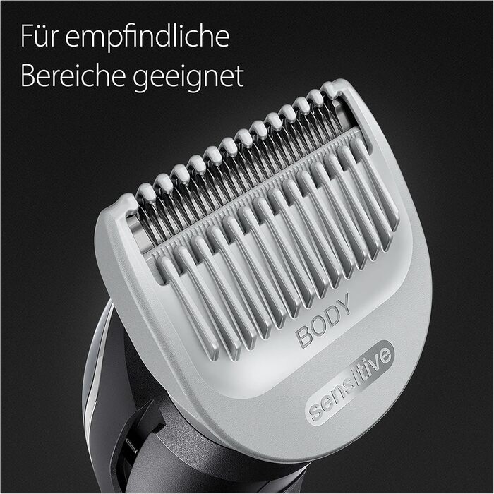 Триммер для тіла Braun Bodygroomer Series 7 BG7555: Бездротовий, водонепроникний, з насадками для інтимної зони та тіла