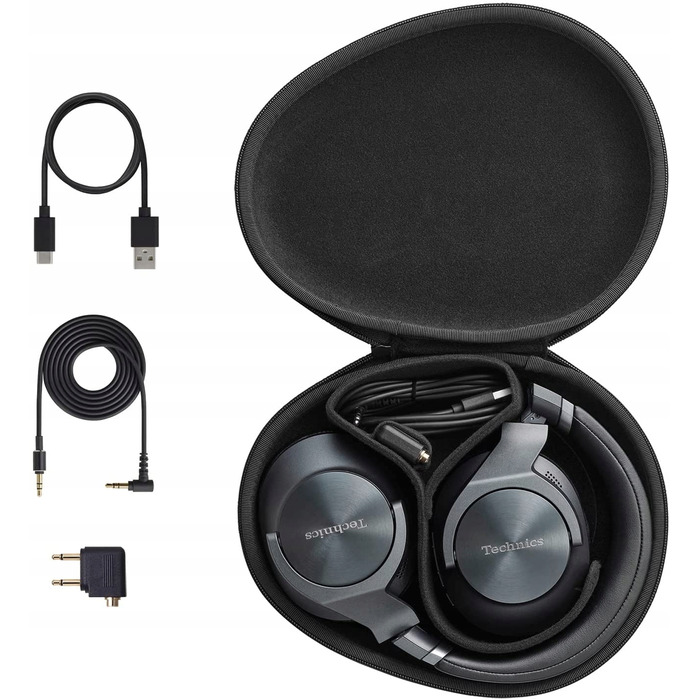 Бездротові навушники Technics EAH-A800E-K, накладні, Bluetooth 5.2, чорні