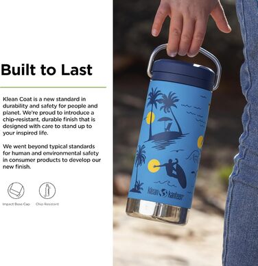 Klean Kanteen TKWide 340 g (with screw top) – (Blue)