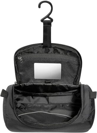 Дорожня косметичка Tatonka Care Barrel з дзеркалом та підвісом, чорна, 3 л (26 x 14 x 14 см)