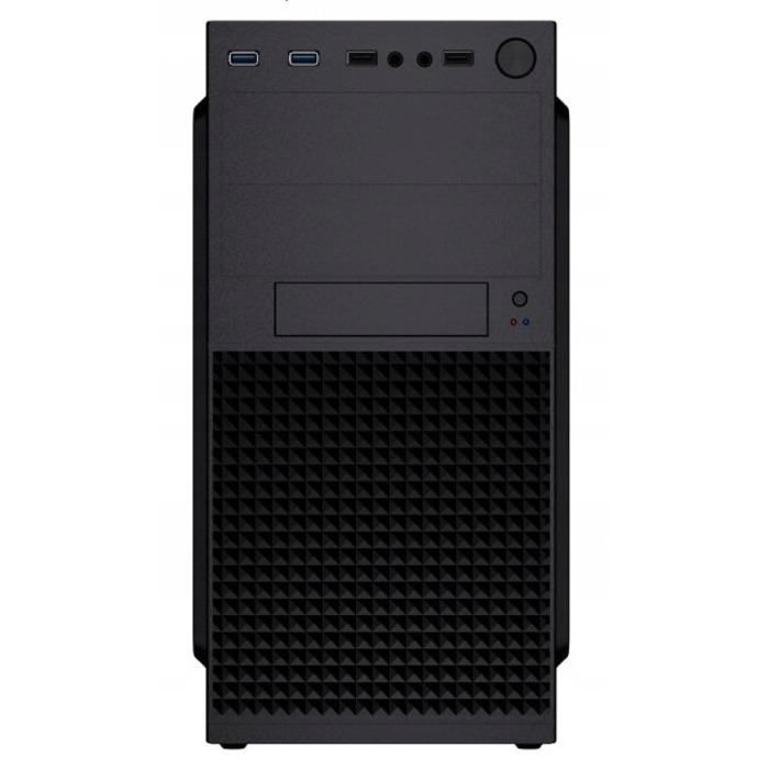 Корпус для офісного комп'ютера Gembird Fornax K300 microATX Mini-ITX, чорний
