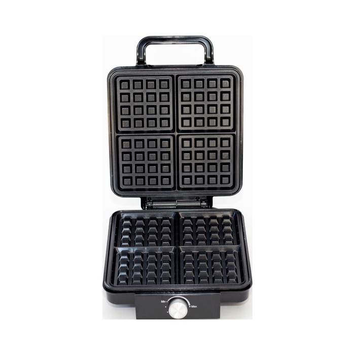 Вафельниця Berlinger 2300 Вт, чорна, з регулюванням температури, на 4 вафлі