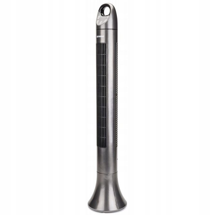 Колонний вентилятор Powermat SATIN TOWER-80, сріблястий/сірий
