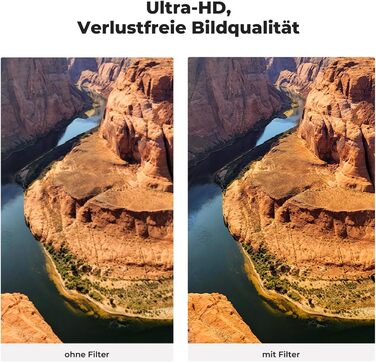 Фільтр UV K&F Concept 67mm 9H, захисний фільтр, захист від ударів (Nano Xcel)