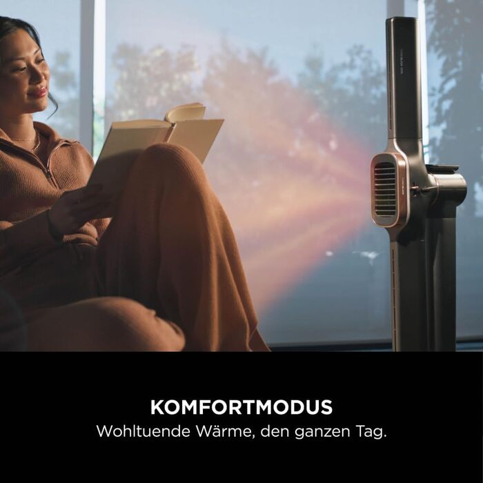 Вентилятор та обігрівач 2-в-1 Shark TurboBlade Cool + Heat з термостатом, пультом керування та коливанням | Безлопатевий вентилятор та обігрівач для швидкого нагріву та охолодження, чорно-золотий, TH200EU TurboBlade – Cool + Heat, антрацит