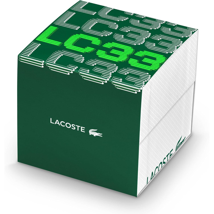 Годинник Lacoste LC33 чоловічий/жіночий з кварцовим механізмом, силіконовий ремінець, аналогово-цифровий дисплей, блакитний колір