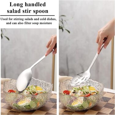 Набір кухонних аксесуарів Evanda, 6 предметів, нержавіюча сталь, важкі кухонні прилади, набір лопаток, аксесуари для кухні, срібний