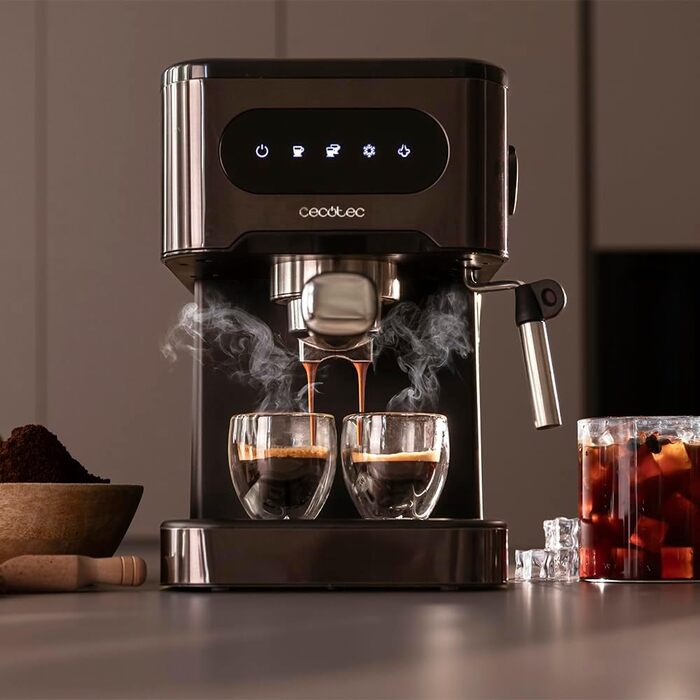 Кавоварка Cecotec Power Espresso 20 Coldbrew – еспресо, капучино, холодна кава, 20 бар, професійна якість для дому
