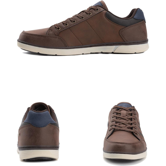 Чоловічі кросівки для активного відпочинку: легкі, дихаючі, розмір 41-46 EU, колір коричнево-блакитний