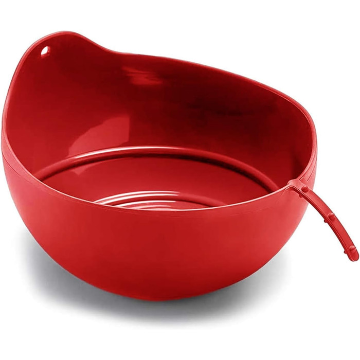 Coolinato – 3-in-1 Universal Bowl Silicone Mold 24 cm – Dough Bowl, Proofing Basket, and Bread Baking Mold all in one - BPA-Free & Oven-Safe up to 230°C – Platinum Silicone - Ideal for Mixing & Baking Bread - Red