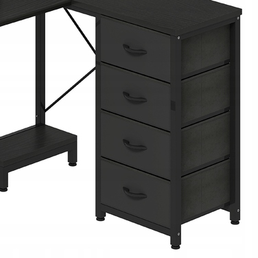 Письмовий стіл Balconera, 130 x 100 x 89 см, чорний