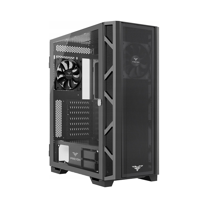Корпус Preyon Nest Meshy Midi Tower, чорний