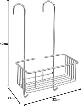 kowald ® Shower Caddy for Hanging on the Faucet - Stainless Steel - 100% Rustproof