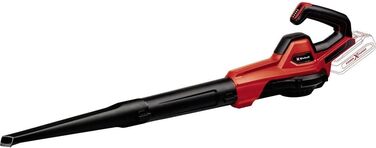 Einhell Cordless Universal Blower GE-UB 18/250 Li E-Solo Power X-Change (18 V, 250 km/h air speed, 3-piece pipe, electronic speed control with LED display, without battery)