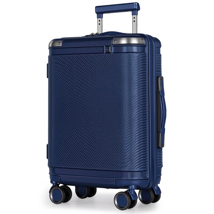 Набір валіз Tavoxda 3 шт. з TSA-замком, з регульованою ручкою, великі валізи, набір для подорожей для жінок та чоловіків (1 шт, темно-синій)