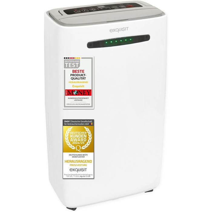 Зволожувач повітря Exquisit LE 2055 - 5.5 л, 400 Вт, 180 м³/год, таймер, захист від дітей, функція авторестарту