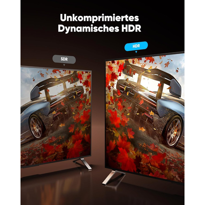 HDMI кабель Highwings 15м 8K, HDMI 2.1, 48Gbps, Ultra Highspeed, HDR10, eARC, DTS:X, HDCP 2.2/2.3, сумісний з PS5/PS4/PS3, HDTV, Blu-ray, монітор