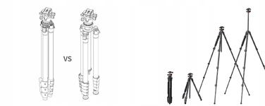 Штатив K&F Concept A234A1 з головкою BH-28L, 160 см, чорний