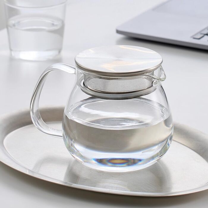 Скляний чайник Teekanne з ситом та кришкою з нержавіючої сталі, 500 мл