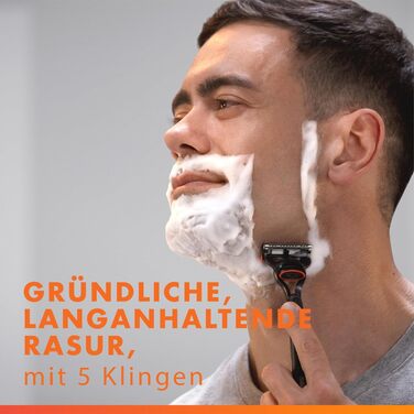 Смінні касети для гоління Gillette Fusion 5 для чоловіків, 12 шт, помаранчеві