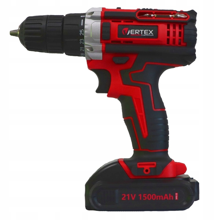 Акумуляторний шуруповерт Vertex 21,6 В, 5903886642461