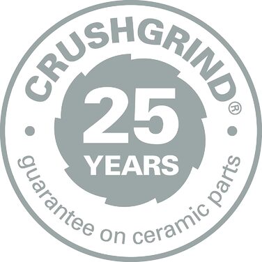 Керамічний механізм для млинка CrushGrind, 260 мм, регульований, для солі, перцю та спецій, 2 шт.