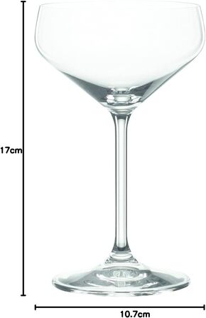 Кельхі для шампанського Spiegelau Style, 310 мл, 4 шт, з кришталевого скла, для шампанського та коктейлів, можна мити в посудомийній машині