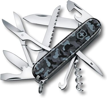 Мультитул Victorinox Huntsman: Швейцарський армійський ніж з 15 функціями (Navy Camouflage)
