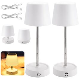 Акумуляторний LED світильник настільний 2 шт., телескопічний, з димером, нічник для спальні, вітальні, приліжкова лампа