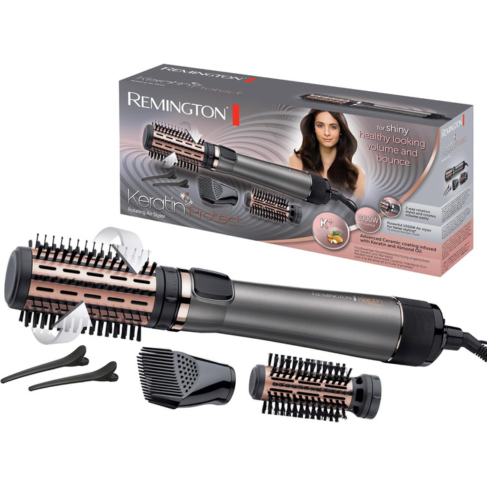 Випрямляч для волосся Remington S8593 Keratin Protect з датчиком захисту від перегріву, цифровим дисплеєм та технологією Keratin Protect