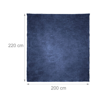 Relaxdays Fleece Throw Blanket, Extra Large