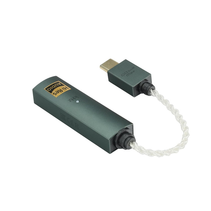 iFi Go Link Max - Портативний підсилювач навушників/ЦАП-донгл USB-C на 3,5/4,4 мм - Plug-and-Play Hi-Res аудіо з покращенням динамічного діапазону - PCM 384kHz/DSD256