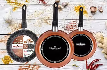 Magefesa K2 Cookware Set, gray ((24/26/28)*-cm)