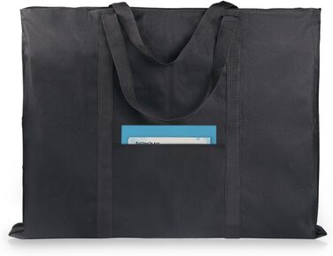 Легка портфель-сумка JJRING з дакрону для художніх робіт, 61x91 см, чорна
