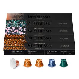 Капсули кави Nespresso Original: вибір еспресо та лунго, світла та темна обсмажка, 50 шт.