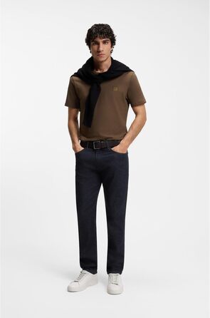 Чоловічі джинси BOSS Maine Regular-Fit сині з еластичного деніму 34W/32L Dark Blue 403