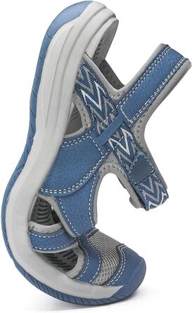 Сандалі жіночі DREAM PAIRS Outdoor для трекінгу та прогулянок, сині, 38 EU, з TPR підошвою та EVA устілкою