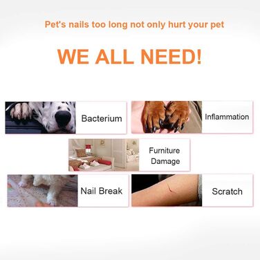 Ножиці для обрізання кігтів домашніх тварин Fdit - для собак та котів, чорний колір